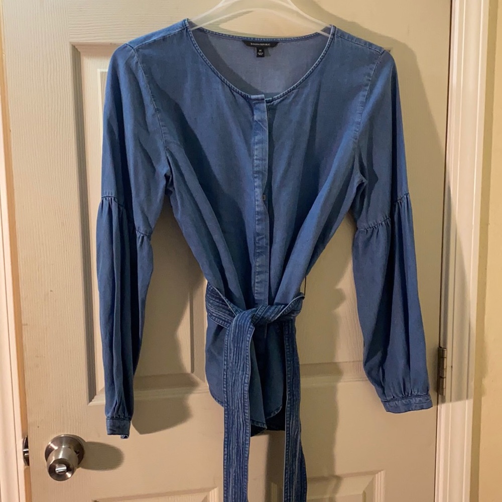 Jean shirt long sleeve
